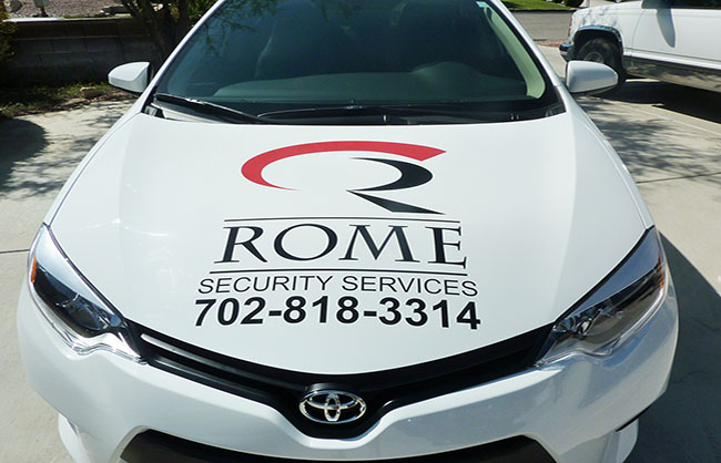 Sign Solutions LV - Vehicle Lettering Sample